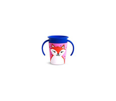 Munchkin - Juniorský hrnček WildLove 360° s uškami 177 ml - líška / od 6 mesiacov