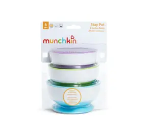 Munchkin - Misky s prísavkami 3ks