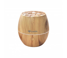 TrueLife AIR Diffuser D3 Light hnedá / Aróma difuzér a zvlhčovač vzduchu / 120 ml / 7 LED podsvietenie / až 5h