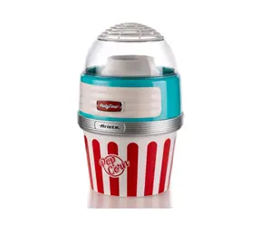 Ariete 2957-01 Party Time modrá / Veľký popcornovač / 1100 W / 60 g za 2 min. / dopredaj
