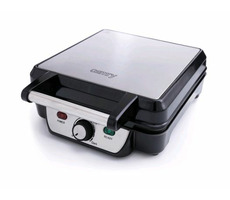Camry CR 3025 strieborná / vaflovač s termostatom / 1500 W / plynulá regulácia teploty