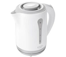 Adler AD 1244 bielo-šedá / Rýchlovarná kanvica / 2200 W / 2.5 L
