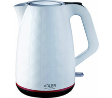 Adler AD 1277 biela / rýchlovarná kanvica / 2200 W / 1.7 L