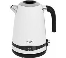 Adler AD 1295 biela / rýchlovarná kanvica / 2200 W / 1.7 L / teplota 40-100 °C