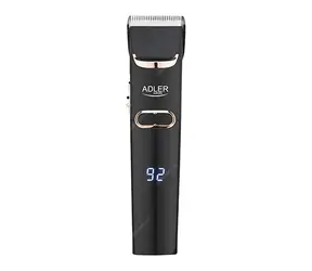 Adler AD 2832 / Zastrihávač na vlasy / 4 nástavce / 3 & 6 & 9 & 12 mm / LCD / čierna