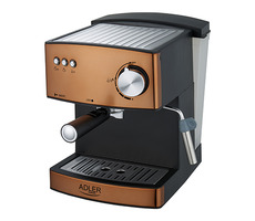 Adler 4404 medená / Pákový kávovar / 850 W / 1.6 l / 15 bar / napeňovacia tryska