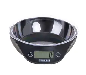 Mesko MS 3164 čierna / Kuchynská váha / miska 700 ml / funkcia TARE / priemer 13 cm 