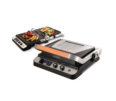 Lauben Contact Grill 2000SB / kontaktný gril / 2000 W / plocha 1500 cm-2 / 60-230 ° C / časovač / odnímateľné platničky