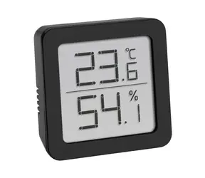 TFA 30.5051.01 - Digitálny teplomer s vlhkomerom - čierna