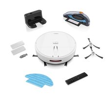 Niceboy ION Charles i4 biela / Robotický vysávač s mopom / sací výkon 2000 Pa / prachová nádoba 600 ml / HEPA 