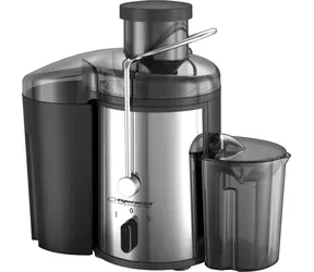 Esperanza EKJ002 Carrot odšťavovač strieborno-čierna / 500 W / objem nádoby na odpad 1,5 l / objem nádoby na šťavu 0,45 l