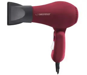 Esperanza EBH003R Aurora fén na vlasy červená / 750 W / 2 úrovne prúdenia vzduchu