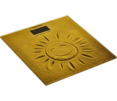 Esperanza EBS006 Sunshine osobná digitálna váha béžová / 180 kg / tvrdené sklo / indikácia slabej batérie