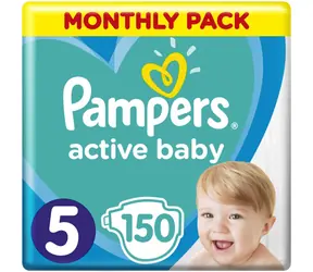 Pampers Active Baby Junior Monthly Pack (150 ks)