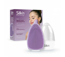 Silk&#39;n Bright fialová / čistiaci prístroj na tvár / 7 rýchlostí / až 8000 vibrácií za min.