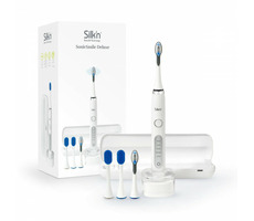 Silk´n Sonic Smile DELUXE / sonická vibračná zubná kefka / 31.000 kmitov / 5 režimy / časovač / IPX7 / 4x hlavica