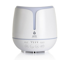 Airbi SONIC Aróma difuzér biela / LED osvetlenie &amp; BT reproduktor / 300 ml