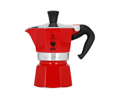 Bialetti Moka Express moka kanvička na 1 šálku 50 ml červená / dopredaj