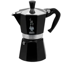 Bialetti Moka Express moka kanvička na 6 šálok 300 ml čierna