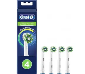 Oral-B EB 50-4 CrossAction biela (4 ks) / náhradná hlavica rotačnej kefky / pre kefku Oral-B Cross Action