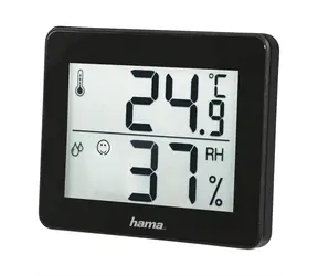Hama TH-130 teplomer &amp; vlhkomer čierna
