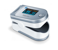 Beurer PO 60 BT / pulzný oxymeter / meranie SpO2 + tepu / Bluetooth / 2x AAA