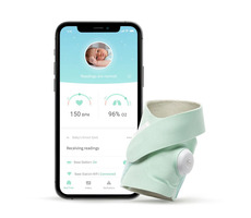 Owlet Smart Sock 3 - Original Mint / Múdra ponožka / Monitor zdravia pre dieťa