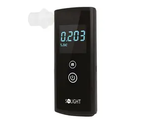 Solight 1T04A Alkohol tester / Alkohol tester s rozpätím merania 0.0 - 3‰ BAC / presnosť: ± 0,1‰