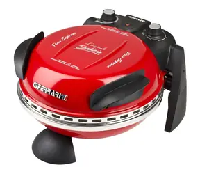 G3Ferrari G1000602 Delizia Red / mini rúra na pizzu / 1200 W / priemer 31cm / nastaviteľný termostat do 390°C