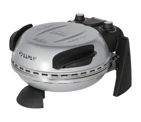G3Ferrari G1000606 Delizia Silver / mini rúra na pizzu / 1200 W / priemer 31cm / nastaviteľný termostat do 390°C