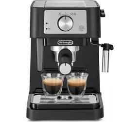 DeLonghi EC260.BK Stilosa čierna / Pákový kávovar / 1100W / 1.0 l / 15 bar / penič mlieka