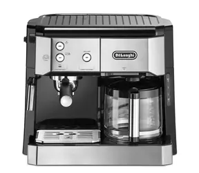 DeLonghi BCO421.S strieborná / Pákový kávovar + prekvapkávač / 1750W / 1.0 l / 15 bar / penič mlieka