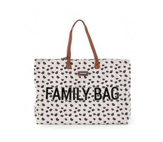Childhome Family Bag Canvas Leopard / Cestovná taška / 55 x 40 x 18 cm