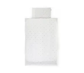 Childhome Detské obliečky 2-dielne Jersey Gold Dots / postieľky 120x60 cm aj 140x70 cm