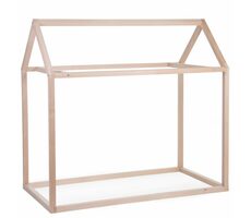 Childhome Rám postele Domček Natural 70x140cm
