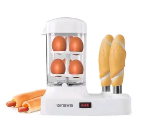 Orava HM-03 / Hotdogovač s nádstavcom na varenie vajec / 340 W / 25 W