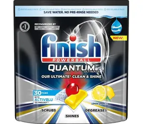 FINISH Quantum Ultimate 30 ks lemon / Tablety do umývačky
