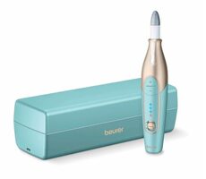 Beurer MP 84 tyrkysová / sada na manikúru a pedikúru / 10 nástavcov / svetlo / 3 rýchlosti