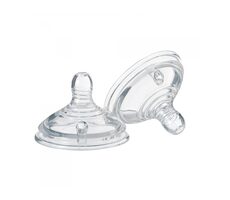 Tommee Tippee Náhradné cumlíky C2N pomalý prietok 2ks / od 0 mesiacov
