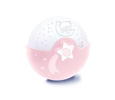 Infantino Nočná lampička s projekciou ružová / od narodenia