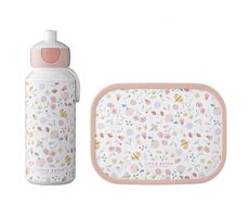 Little Dutch Olovrantový set (fľaša 400ml+box) Kvety a motýle