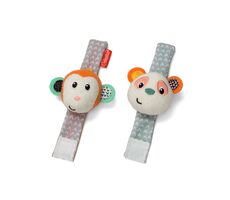 Infantino Hrkálky na ruku Opička &amp; Panda / od narodenia