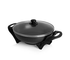 Tristar PZ-9130 čierna / Elektrická panvica wok / 1500 W / až 240 ° C / 33 cm / 4.5L