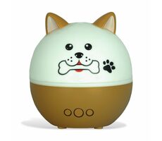 Airbi PET woof pes / Detská aróma difuzér / režimy LED osvetlenie 7 farieb / ultrazvuková technológia / 250ml