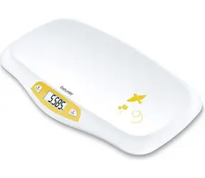 Beurer BY 80 biela / detská váha / LCD / 20 kg / TARA / HOLD / 1ks AA batérie