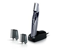 Panasonic ER-GC53-K503 strieborná / zastrihávač fúzov / integrovaná batéria / 2 nástavce
