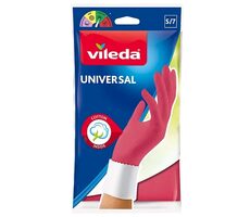 Vileda Universal (Veľkosť S) / Ochranné rukavice na upratovanie / protišmyková úprava / 1 pár