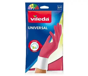 Vileda Universal (Veľkosť S) / Ochranné rukavice na upratovanie / protišmyková úprava / 1 pár