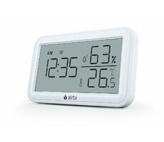 Airbi INDOOR - biela / Izbový teplomer a vlhkomer
