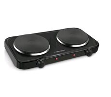 Esperanza EKH010K Cotopaxi čierna / Elektrický varič / 2 platne / 2x 1000W / 5 teplotných stupňov